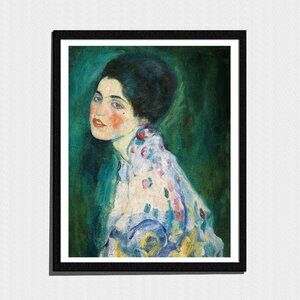 Art Print, Woman Portrait Multicolor Painting